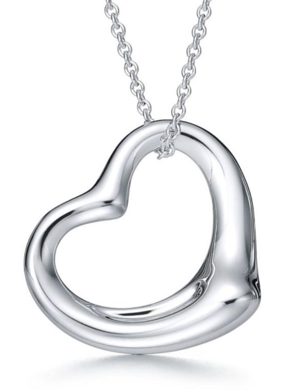 Authentic Tiffany Medium Open Heart Charm